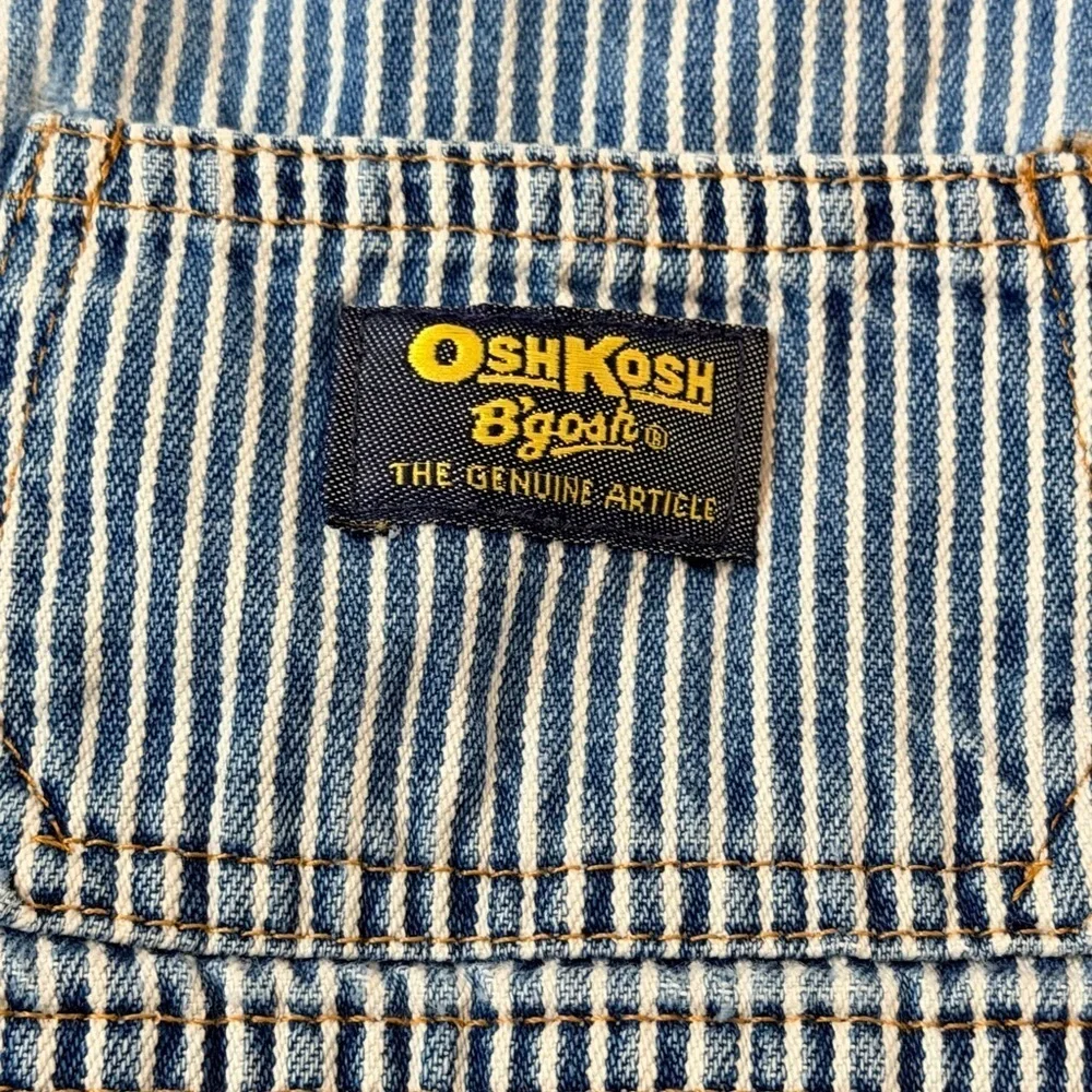 Vintage OshKosh B’gosh Railroad Hickory Stripe Overalls | 12–18M